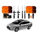 Kit Amortecedor Dianteiro Traseiro 307 Sedan 1.6 2007 A 2012