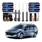Kit Amortecedor Dianteiro Traseiro 307 Sw 2.0 2007 A 2008