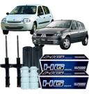 Kit Amortecedor Dianteiro Traseiro Batente Clio 2000 À 2011