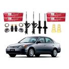 Kit Amortecedor Dianteiro Traseiro Civic 1.7 2002 A 2003