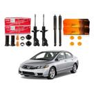 Kit Amortecedor Dianteiro Traseiro New Civic 1.8 2006 A 2011