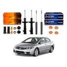 Kit Amortecedor Dianteiro Traseiro New Civic 1.8 2006 A 2011