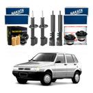 Kit Amortecedor Dianteiro Traseiro Uno 1.6 1989 A 1995