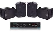Kit Amplificador Lsa 400.4 60wrms + 2 Pares Sp400 Ll Audio Kit Amplificador Lsa 400.4 60wrms + 2 Pares Sp400 Ll Audio