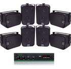 Kit Amplificador Lsa 700.4 120wrms + 4 Pares Sp400 Kit Amplificador Lsa 700.4 120wrms + 4 Pares Sp400