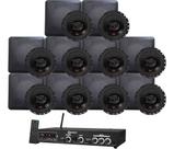 Kit Amplificador Taramps Ths 4001 + 10 Arandelas Jbl Flex 4
