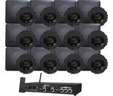 Kit Amplificador Taramps Ths 4001 + 12 Arandelas Jbl Flex 4