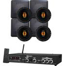 Kit Amplificador Taramps Ths 4001 400wrms + 4 Arandelas 220w