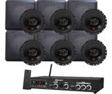 Kit Amplificador Taramps Ths 4001 + 6 Arandelas Jbl Flex 4