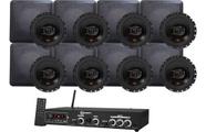 Kit Amplificador Taramps Ths 4001 + 8 Arandelas Jbl Flex 4