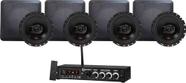Kit Amplificador Ths 1900 Taramps 60wrms + 4 Arandelas Jbl