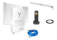 Kit Amplimax 4G EPRL12 Ant.Celular FullBand 15dbi + Telefone + Cabos