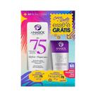 Kit Anasol Protetor Solar FPS 75 200g + Protetor Solar Facial FPS 75 60g Toque Seco Translucido