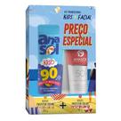 KIT Anasol Protetor Solar Kids FPS 90 100g + FPS 50 60g Toque Seco Translucido
