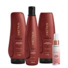 Kit Aneethun com 4 produtos Shamp+Masc+Final+Serum Reparador