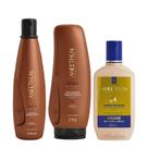 Kit Aneethun Kera System - Shampoo 300ml + Finalizador 250g + Creme de Silicone 250ml