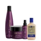 Kit Aneethun No Frizz System Shampoo + máscara + leave in + Creme de Silicone