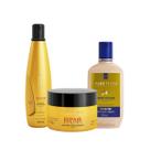 Kit Aneethun Shampoo e Máscara Repair e Creme de Silicone