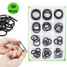 Kit Anéis De Vedação 50 Peças Borracha O-ring Estojo Diversos Tamanhos Variados Multiuso Utilidade