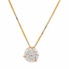 Kit Anel Brincos Colar Ponto Luz Pulseira Pérola Ouro 18k