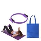 Kit anel de pilates + bolsa tnt azul