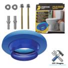 Kit Anel de vedação para Vaso Sanitário+Parafusos 10x75mm Fertak