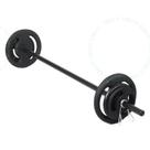 Kit Anilhas 16kg + Barra 120 Cm Com Presilhas Treino Kit Anilhas 16kg + Barra 120 Cm Com Presilhas Treino