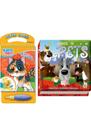 KIT ANIMAIS - Filhotes Amigos: Aquabook + PETS: Almofadado - Kit de Livros