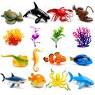 Kit Animais Marinhos Nemm Dory Tubarão Orca Tartaruga Polvo Peixes Lagosta E Arraia Kit Animais Marinhos Nemm Dory Tubarão Orca Tartaruga Polvo Peixes Lagosta E Arraia