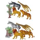 Kit animais selvagens c/ 6pcs solapa Kit animais selvagens c/ 6pcs solapa