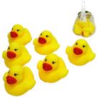Kit animal pato / patinho de vinil com som 6 pecas 5,5x5,5x4,5cm na rede Kit animal pato / patinho de vinil com som 6 pecas 5,5x5,5x4,5cm na rede