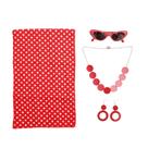Kit Anos 60 Vermelho 4 Un - Cromus