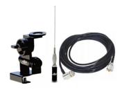 Kit Antena 5/8 ARS mais Suporte Cabo e Conector