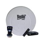 Kit Antena Chapa Ku Com Receptor Bs9900s Lnbf Duplo Bedinsat