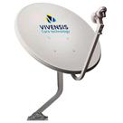 Kit Antena Vivensis Sinal Satélite Banda KU e 5G