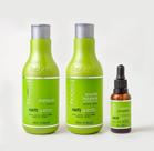 Kit Anti-queda Hobety Shampoo e Emulsão2x 300ml +1Loçao 35ml