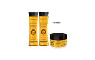 Kit Anti Volume Shampoo Condicionador Máscara Banana E Mel Kit Anti Volume Shampoo Condicionador Máscara Banana E Mel