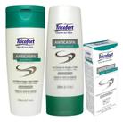 Kit Anticaspa Original Tricofort 250ml Cada e 2 Ampolas- Renovação Celular, Regula Oleosidade