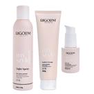 Kit antifrizz light spray, perfect cream, soft oil rigolim