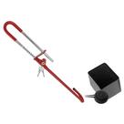 Kit Antifurto Trava de Volante Pedal Algema e Bloqueador com Led