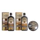 Kit Antigrisalho Shampoo/Condicionador/Pomada Modeladora