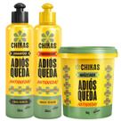 Kit Antiqueda Adiós Queda Chikas Shampoo Cond e Máscara 700g Kit Antiqueda Adiós Queda Chikas Shampoo Cond e Máscara 700g