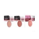 Kit anylovy com 3 géis contrutores cover, cover nude, pink nude 24g