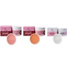 Kit anylovy com 3 géis contrutores light pink, pink nude, clear 24g