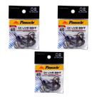 Kit Anzol de Pesca Maruri 3X Live Bait Aço Carbono N 4/0 30 Peças
