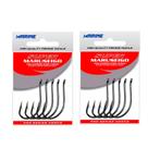 Kit Anzol Marine Sports Super Maruseigo Black Reforçardo Nº 18 2 Cartelas 100un