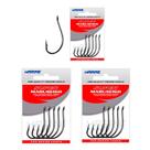 Kit Anzol Marine Sports Super Maruseigo Black Reforçardo Nº 30 3 Cartelas 30un