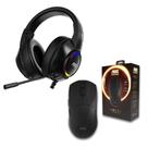 Kit AOC Gaming Mouse Sem Fio 8000 DPI Headset RGB 50mm Preto Kit AOC Gaming Mouse Sem Fio 8000 DPI Headset RGB 50mm Preto