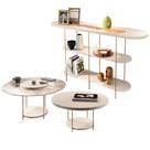 Kit Aparador Para Sala Friesen Com 02 Mesas De Centro Redonda Allure B01 Off White - Lyam Decor Kit Aparador Para Sala Friesen Com 02 Mesas De Centro Redonda Allure B01 Off White - Lyam Decor