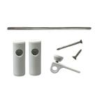 Kit Aparadores Envidraçamento Haste Inox 10 Unidades